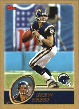 2003 Topps - Gold #131 Drew Brees Front