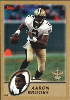 2003 Topps - Gold #145 Aaron Brooks Front