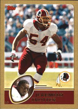 2003 Topps - Gold #204 Jeremiah Trotter Front