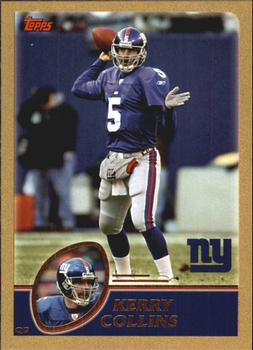 2003 Topps - Gold #248 Kerry Collins Front