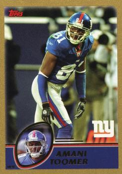 2003 Topps - Gold #261 Amani Toomer Front