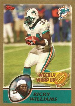 2003 Topps - Gold #302 Ricky Williams Front