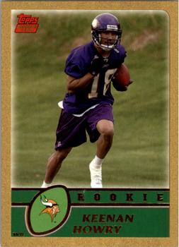 2003 Topps - Gold #312 Keenan Howry Front