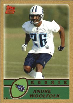 2003 Topps - Gold #366 Andre Woolfolk Front