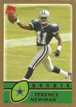 2003 Topps - Gold #383 Terence Newman Front