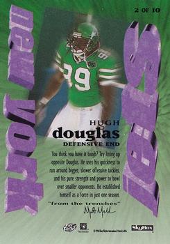 1996 SkyBox Impact - Intimidators #2 Hugh Douglas Back