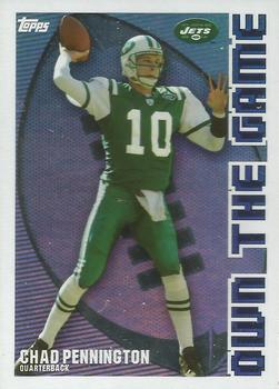 2003 Topps - Own the Game #OTG7 Chad Pennington Front