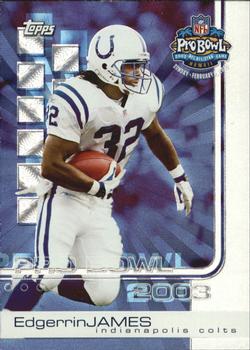 2002 Topps Pro Bowl Card Show #7 Edgerrin James Front