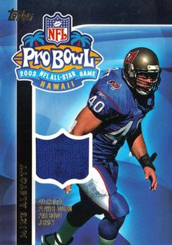 2003 Topps - Pro Bowl Jerseys #AP-MA Mike Alstott Front