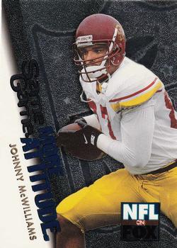 1996 SkyBox Impact - NFL on FOX: Same Game More Attitude #15 Johnny McWilliams Front
