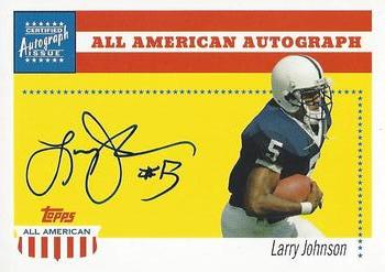 2003 Topps All American - Autographs #AA-LJ Larry Johnson Front