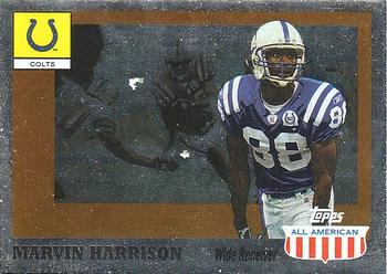 2003 Topps All American - Foil #1 Marvin Harrison Front