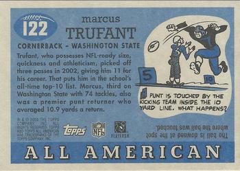 2003 Topps All American - Foil #122 Marcus Trufant Back