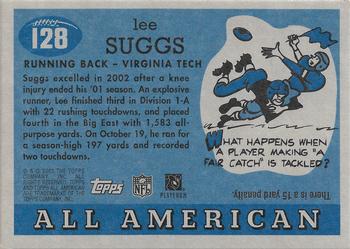 2003 Topps All American - Foil #128 Lee Suggs Back