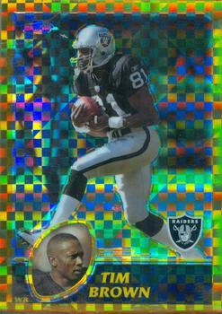 2003 Topps Chrome - Gold Xfractors #27 Tim Brown Front