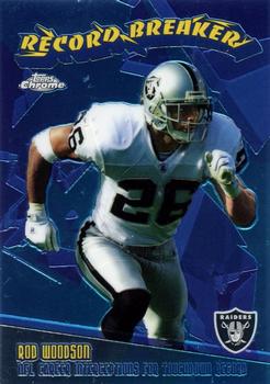 2003 Topps Chrome - Record Breakers #RB26 Rod Woodson Front
