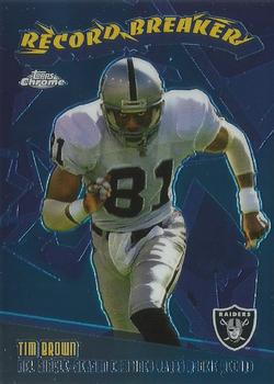 2003 Topps Chrome - Record Breakers #RB28 Tim Brown Front