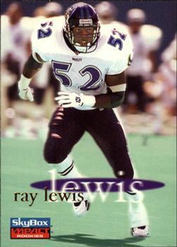 1996 SkyBox Impact Rookies #6 Ray Lewis Front