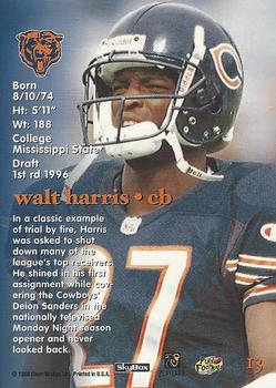 1996 SkyBox Impact Rookies #13 Walt Harris Back