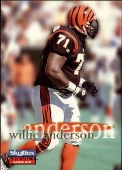 1996 SkyBox Impact Rookies #14 Willie Anderson Front