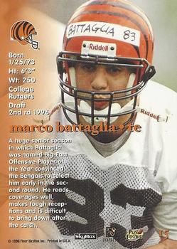 1996 SkyBox Impact Rookies #15 Marco Battaglia Back