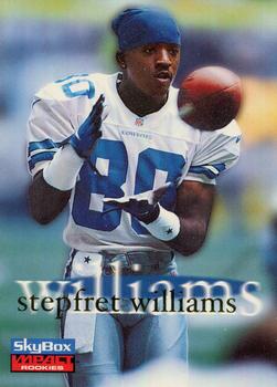 1996 SkyBox Impact Rookies #18 Stepfret Williams Front