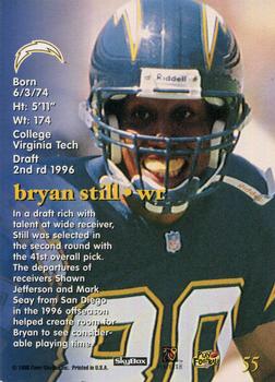 1996 SkyBox Impact Rookies #55 Bryan Still Back