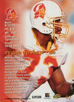 1996 SkyBox Impact Rookies #67 Regan Upshaw Back
