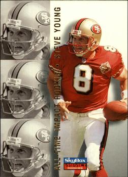 1996 SkyBox Impact Rookies #118 Steve Young Front