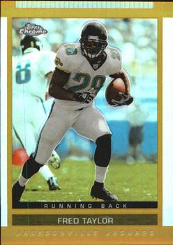 2003 Topps Draft Picks & Prospects - Chrome Gold Refractors #54 Fred Taylor Front