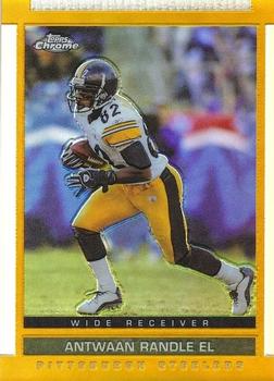 2003 Topps Draft Picks & Prospects - Chrome Gold Refractors #109 Antwaan Randle El Front