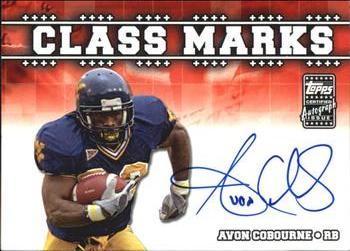 2003 Topps Draft Picks & Prospects - Class Marks Autographs #CM-AC Avon Cobourne Front
