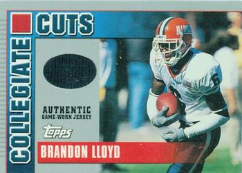 2003 Topps Draft Picks & Prospects - Collegiate Cuts #CC-BLL Brandon Lloyd Front