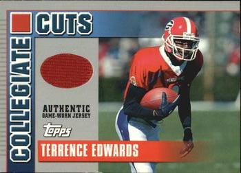 2003 Topps Draft Picks & Prospects - Collegiate Cuts #CC-TE Terrence Edwards Front