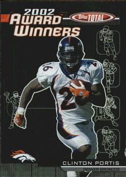 2003 Topps Total - Award Winners #AW3 Clinton Portis Front