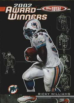 2003 Topps Total - Award Winners #AW10 Ricky Williams Front