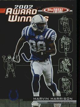 2003 Topps Total - Award Winners #AW13 Marvin Harrison Front