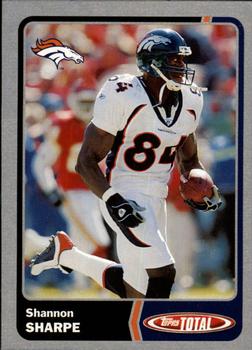 2003 Topps Total - Silver #53 Shannon Sharpe Front
