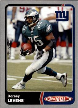 2003 Topps Total - Silver #72 Dorsey Levens Front