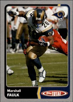 2003 Topps Total - Silver #125 Marshall Faulk Front