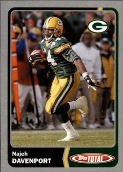 2003 Topps Total - Silver #276 Najeh Davenport Front
