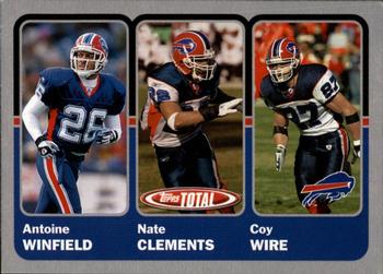 2003 Topps Total - Silver #334 Antoine Winfield / Coy Wire / Nate Clements Front