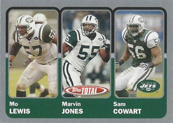 2003 Topps Total - Silver #352 Marvin Jones / Mo Lewis / Sam Cowart Front