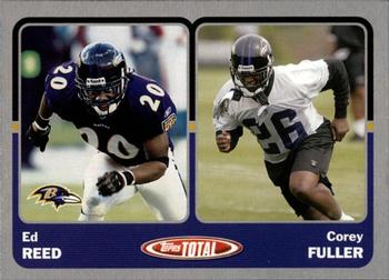 2003 Topps Total - Silver #370 Corey Fuller / Ed Reed Front