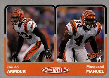 2003 Topps Total - Silver #380 JoJuan Armour / Marquand Manuel Front