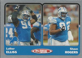 2003 Topps Total - Silver #387 Luther Elliss / Shaun Rogers Front