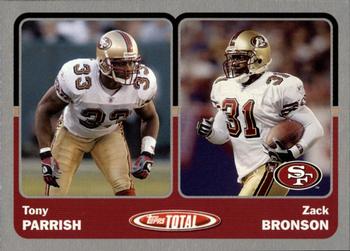 2003 Topps Total - Silver #428 Tony Parrish / Zack Bronson Front