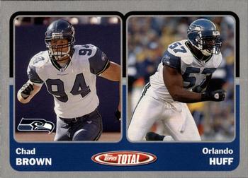 2003 Topps Total - Silver #431 Chad Brown / Orlando Huff Front