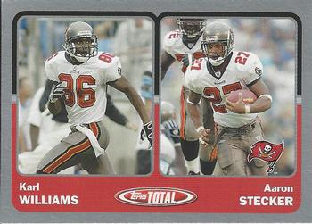 2003 Topps Total - Silver #435 Aaron Stecker / Karl Williams Front