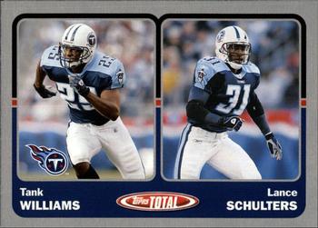 2003 Topps Total - Silver #437 Lance Schulters / Tank Williams Front